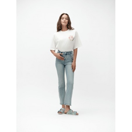 CROP TOP FRISE AND LOVE - WW30126