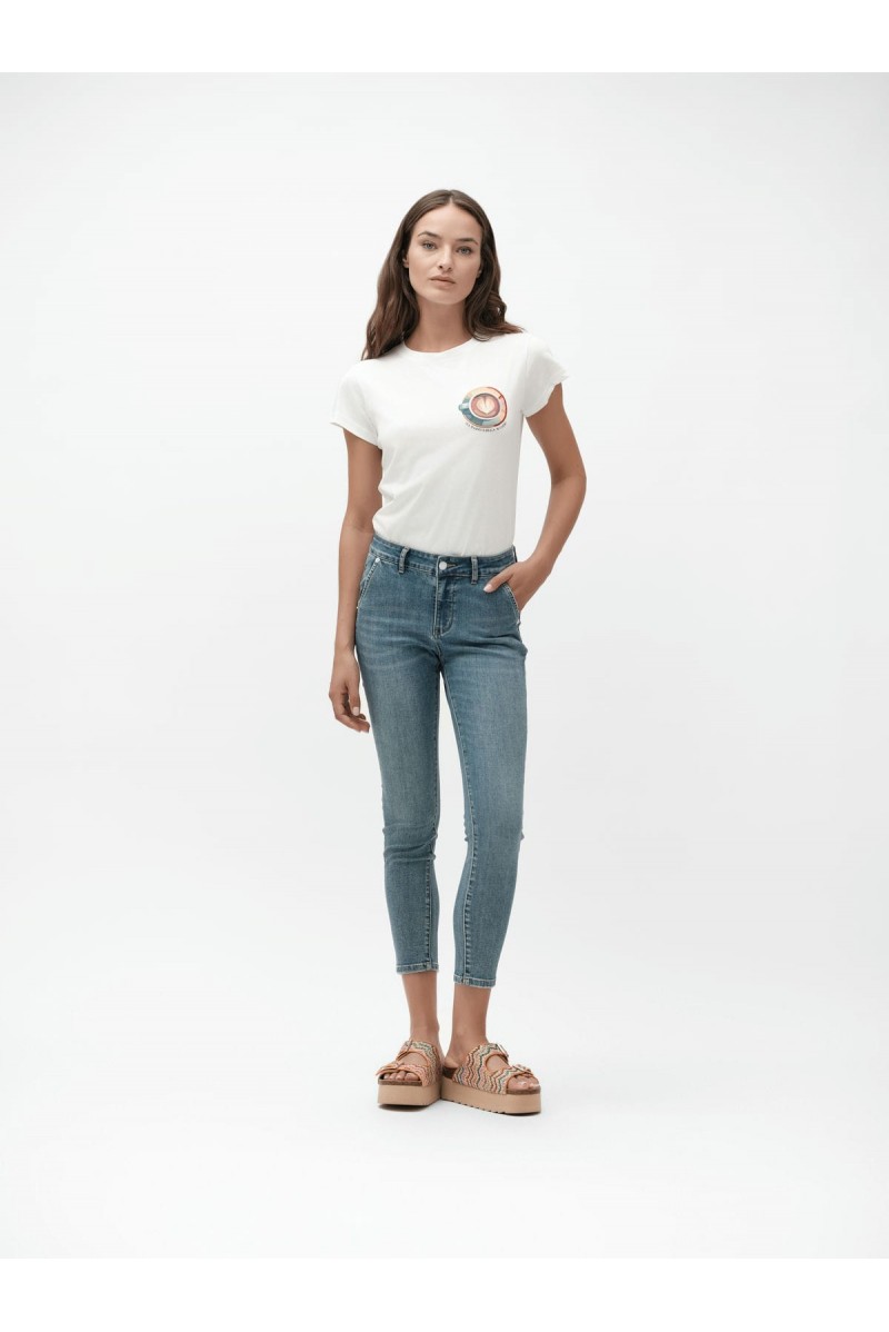 T SHIRT STAMPA TAZZINA CON PAILLETTES - WW30128