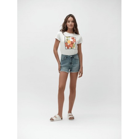 T-SHIRT STAMPA FRUTTA CON STRASS - WW30150