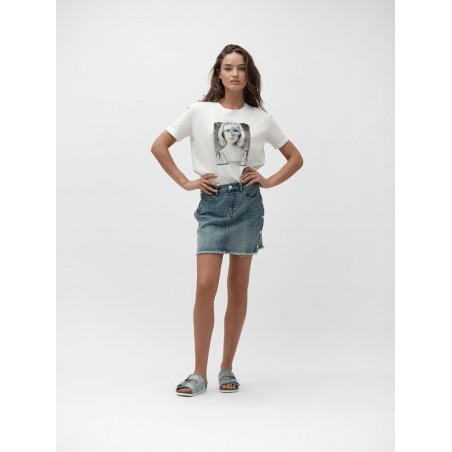 T SHIRT CON RICAMO - WW30153