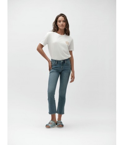 MAYA - JEANS FLARE SLIM MEDIUM WAIST - WW30200