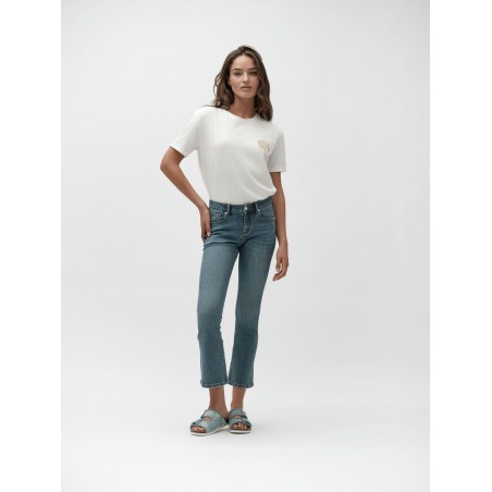 MAYA - JEANS FLARE SLIM MEDIUM WAIST - WW30200