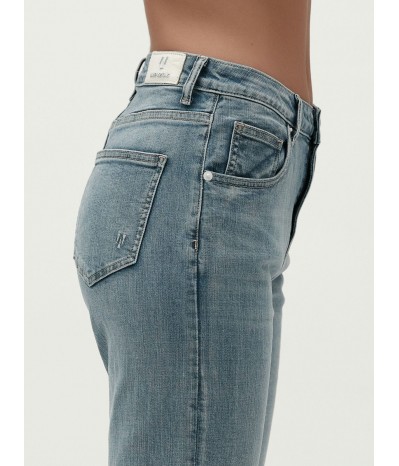MAYA - JEANS FLARE SLIM MEDIUM WAIST - WW30200