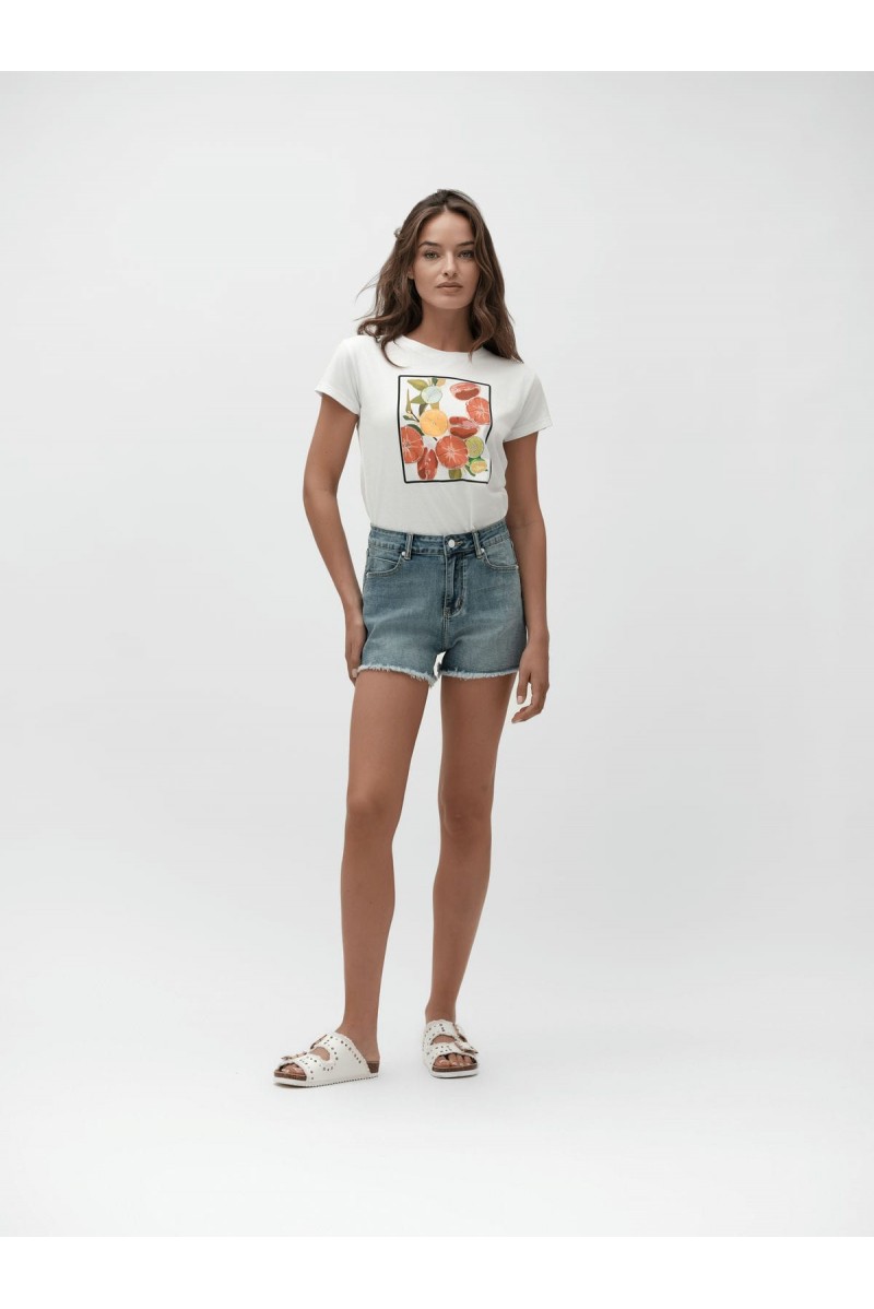 ALICE - SHORTS JEANS CON SPACCHETTO - WW30206