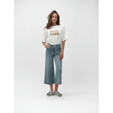 MARTINA - JEANS PALAZZO 7oz CALF LENGTH - WW30208