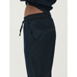 PANTALONE IN CHAMBRAY CON COULISSE  - WW30256