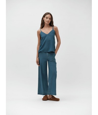 PANTALONE AMPIO IN CHAMBRAY - WW30257