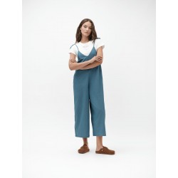 ROSS - TUTA IN CHAMBRAY A BRETELLINE CON FIOCCO - WW30265