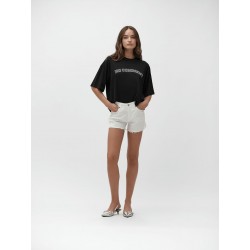 SHORTS IN BULL CON SPACCHETTO CON STRASS - WW30284