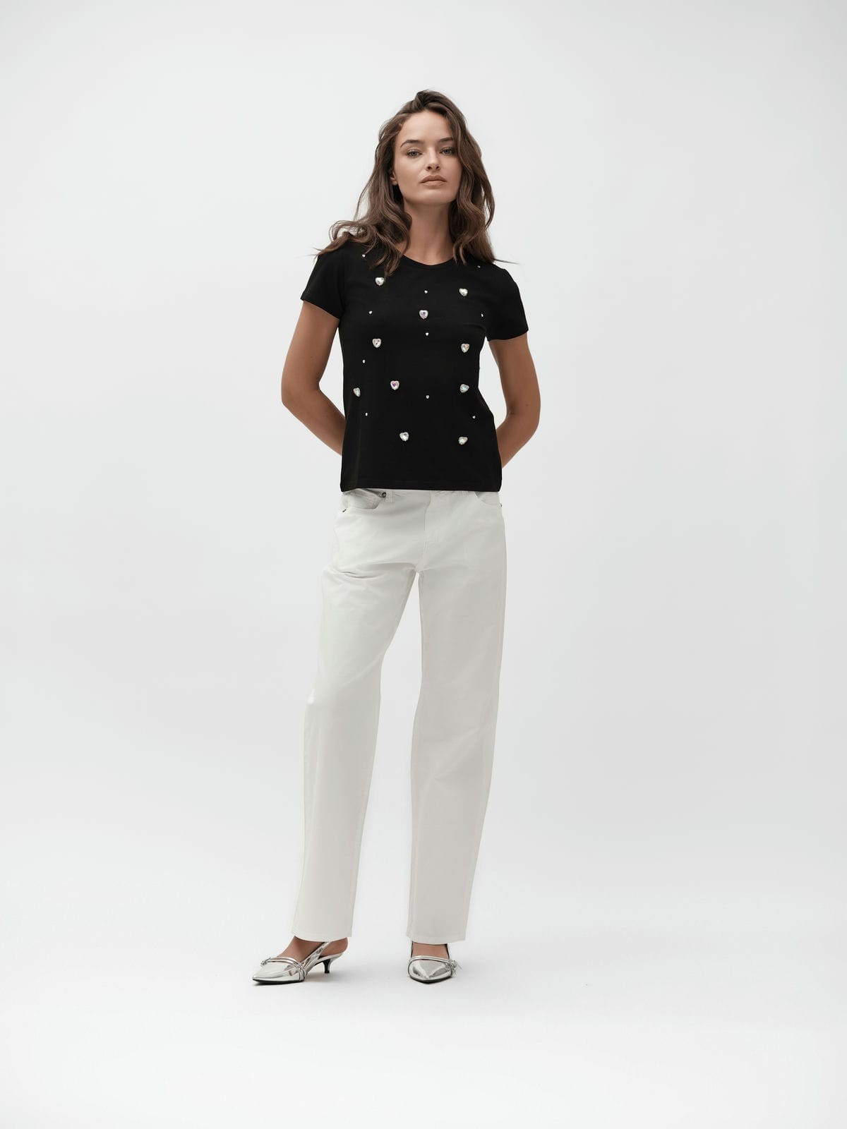 PANTALONI PALAZZO IN BULL - WW30286_A