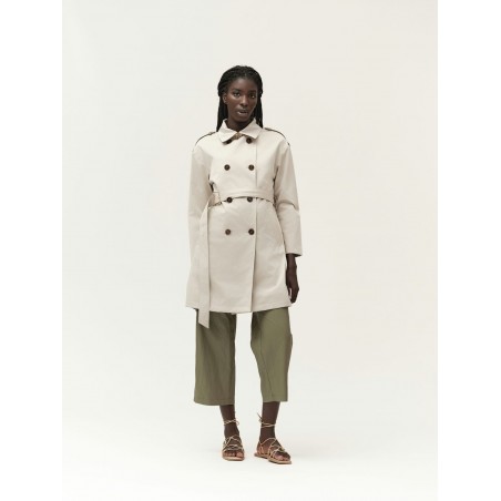 TRENCH CON SPALLA SCESA - WW30304