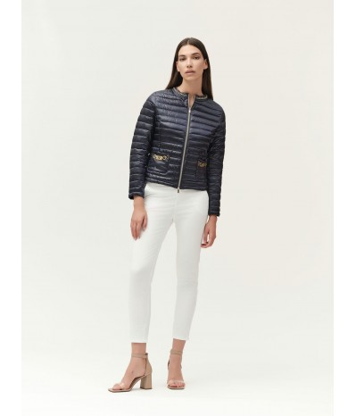 GIACCA TRAPUNTATA SCOLLO CHANEL E CATENA ORO - WW30307