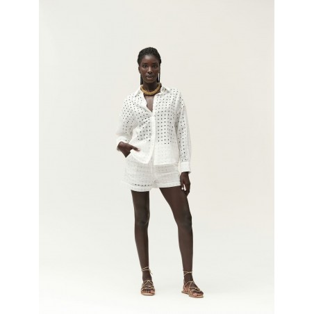 CAMICIA IN PIZZO SANGALLO - WW30413