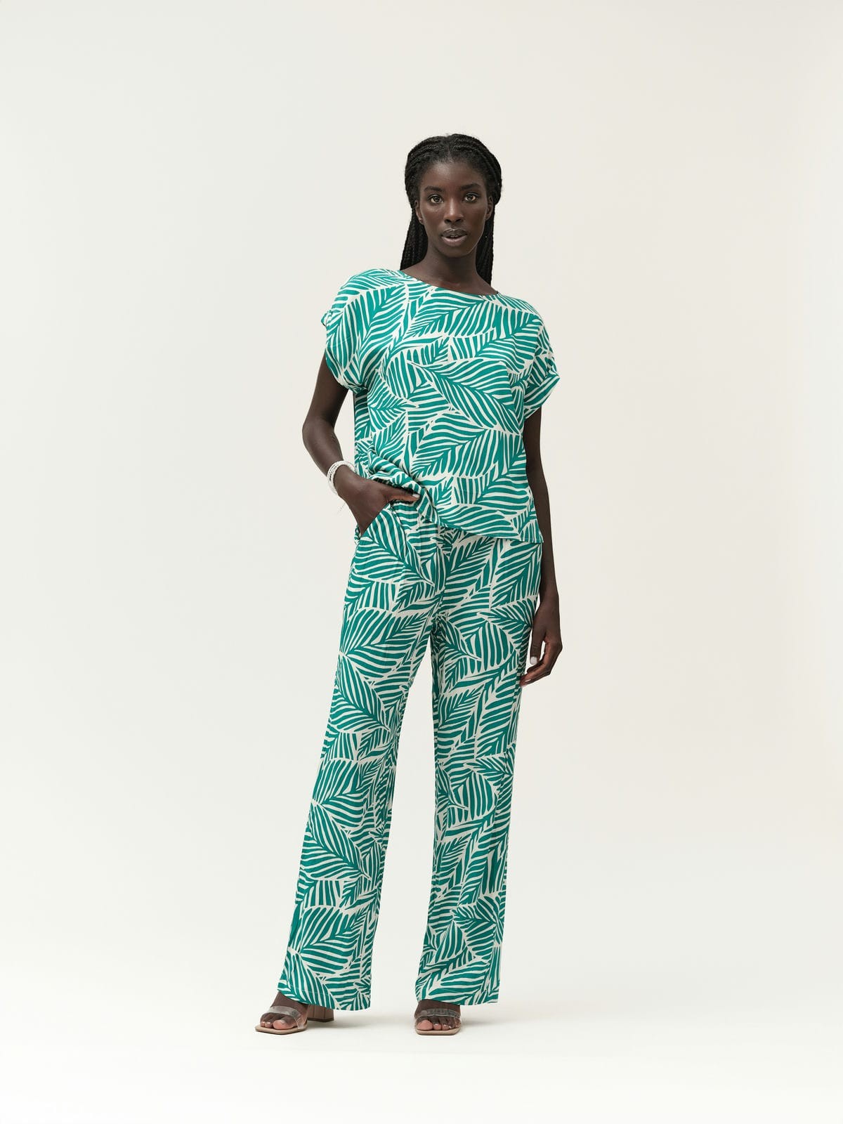 PANTALONE CON COULISSE FANTASIA - WW30417