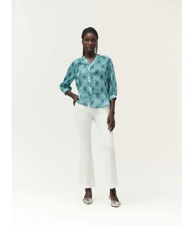 CAMICIA IN GEORGETTE FANTASIA - WW30421