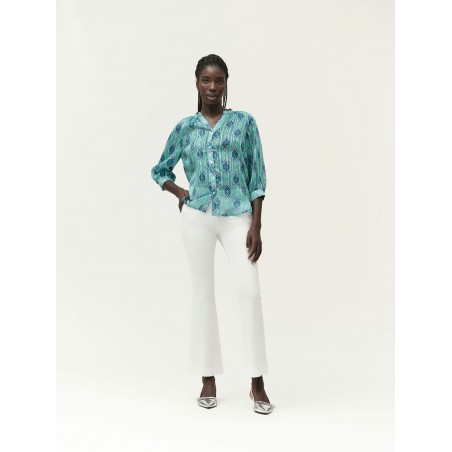 CAMICIA IN GEORGETTE FANTASIA - WW30421