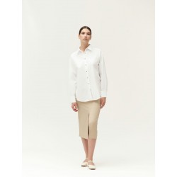 CAMICIA BASICA CON BOTTONI MULTICOLOR - WW30470