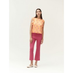 PANTALONE A ZAMPETTA RASATELLO - WW30502