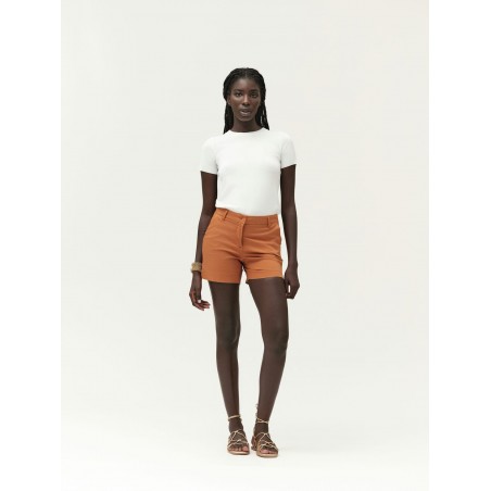 SHORTS CON SPACCHETTO RASATELLO - WW30505