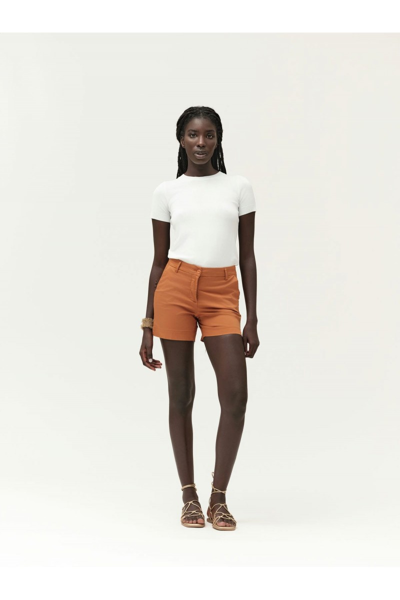 SHORTS CON SPACCHETTO RASATELLO - WW30505