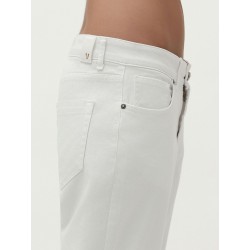 PANTALONE BASICO IN BULL CON RISVOLTO - WW30514