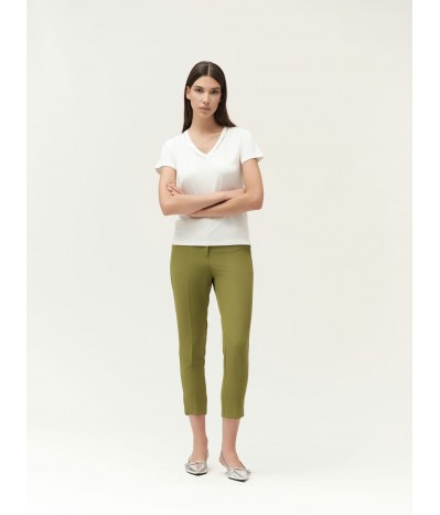 PANTALONE CON SPACCHETTO BI-STRETCH - WW30526