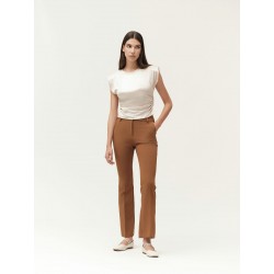 PANTALONE A ZAMPA IN BI-STRETCH - WW30528
