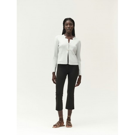 PANTALONE A ZAMPETTA PUNTO MILANO DI COTONE - WW30534