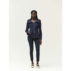 GIACCA IN  NEOPRENE CON CAPPUCCIO - WW30549