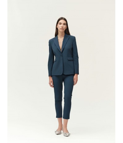 PANTALONE CON SPACCHETTO TESSUTO TECNICO - WW30553