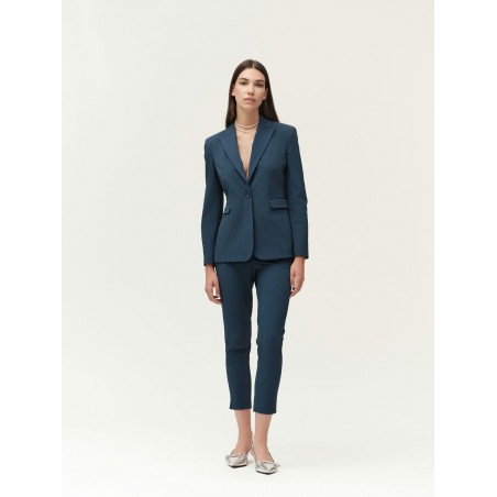 PANTALONE CON SPACCHETTO TESSUTO TECNICO - WW30553
