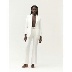 PANTALONE IN BI-STRETCH CON APPLICAZIONE ORO - WW30554