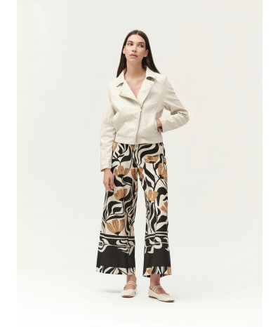 PANTALONE AMPIO IN COTONE  FANTASIA - WW30700