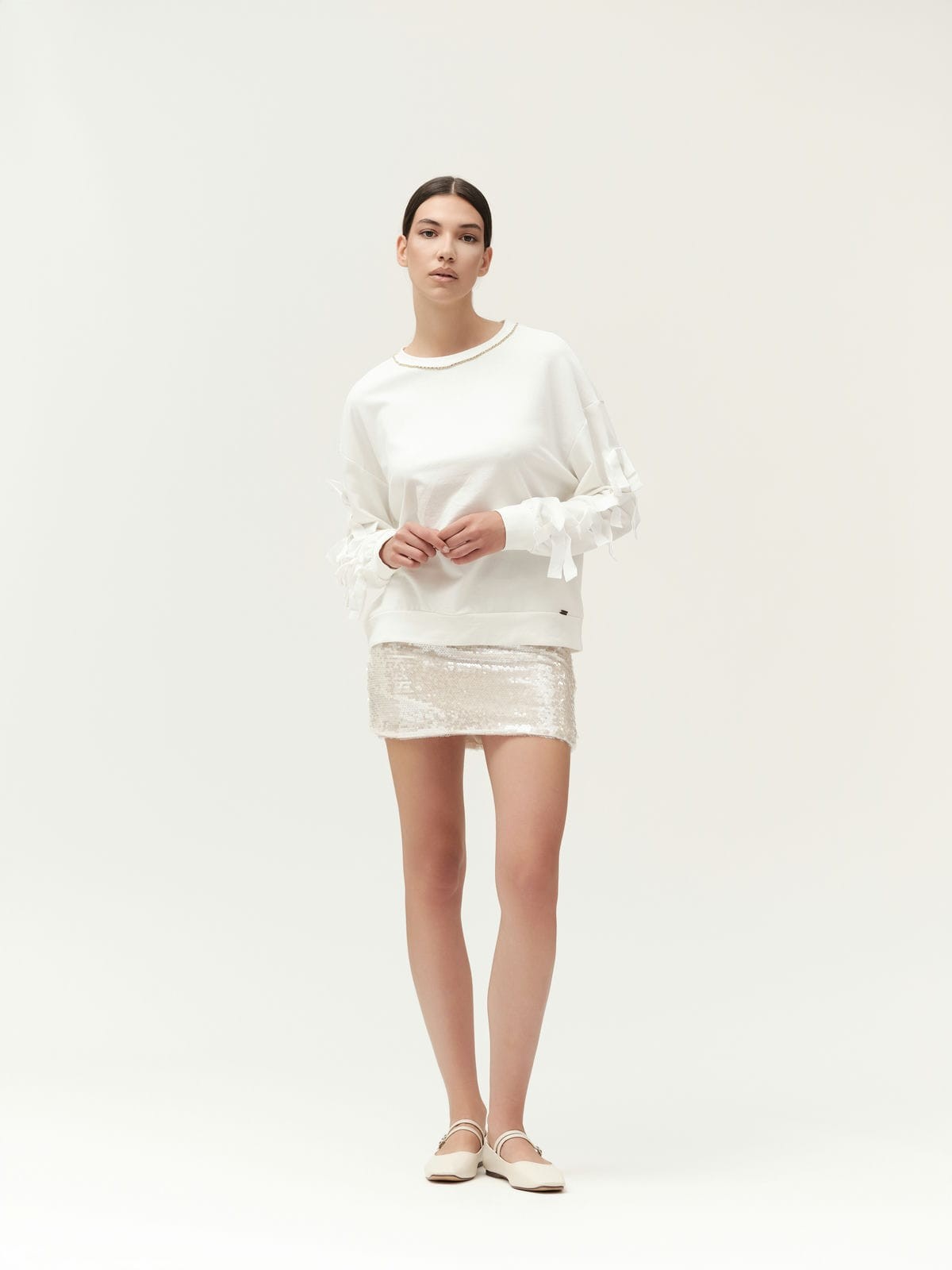 GONNA PANTALONE IN PAILLETTES - WW30810