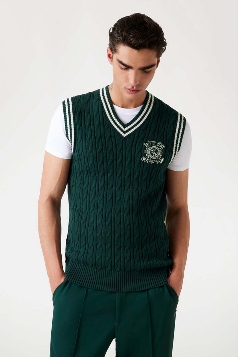 GUESS GILET CHIUSO JEANSERIA