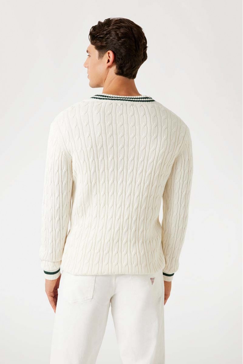 GUESS MAGLIA SCOLLO V JEANSERIA