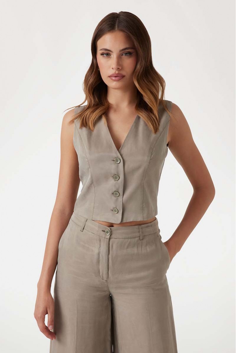 GUESS GILET BOTTONI JEANSERIA