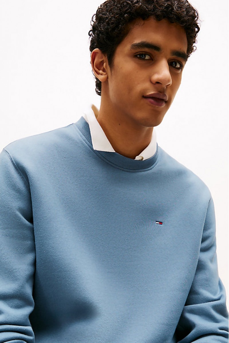 TOMMY HILFIGER FELPA GIROCOLLO JEANSERIA