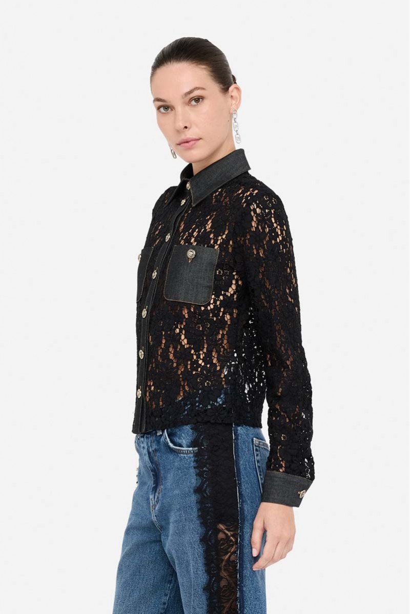 LIU JO CAMICIA ML JEANSERIA