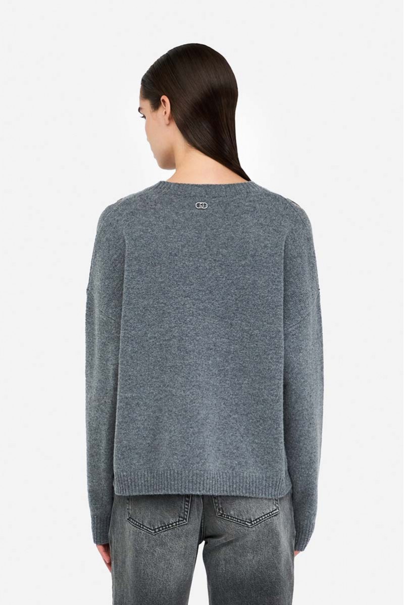 LIU JO MAGLIA GIROCOLLO JEANSERIA