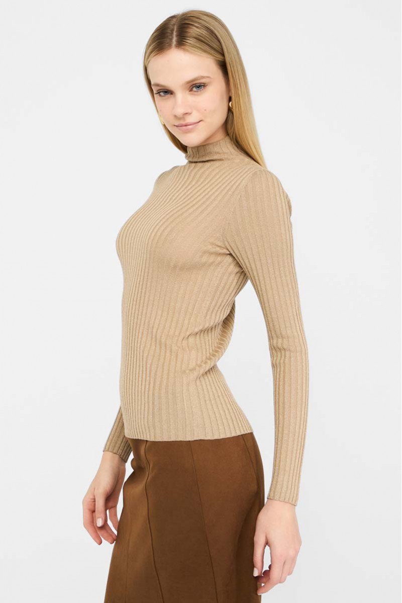 LIU JO MAGLIA COLLO ALTO JEANSERIA