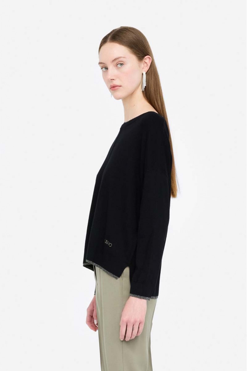 LIU JO MAGLIA GIROCOLLO JEANSERIA