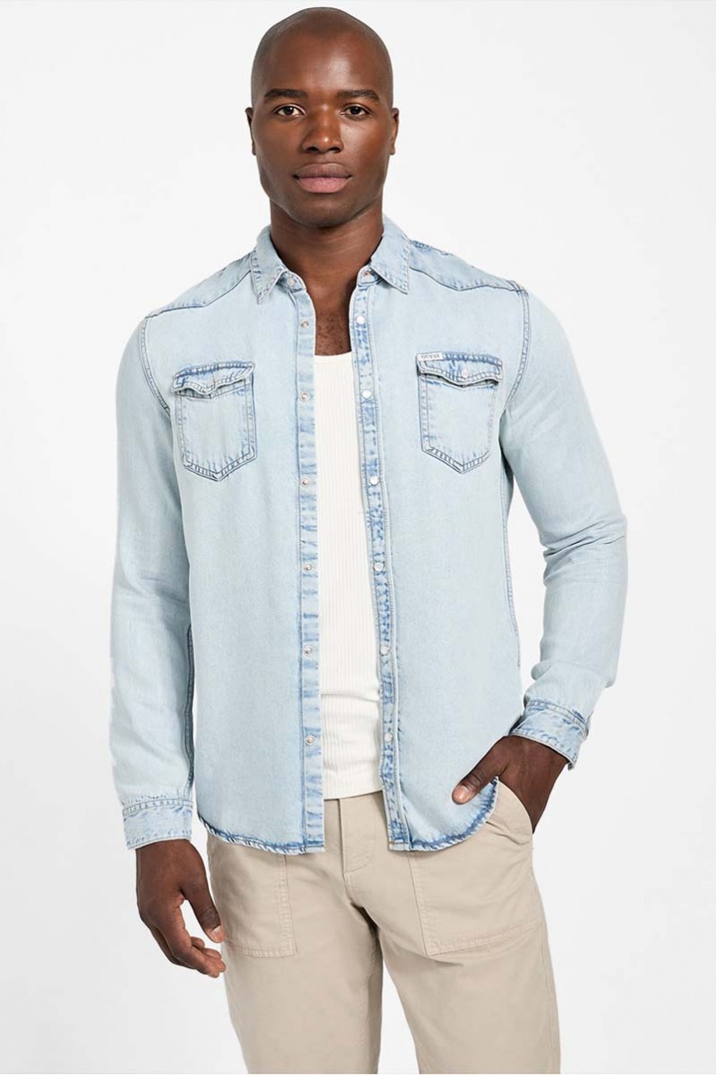 GUESS CAMICIA JEANS ML...