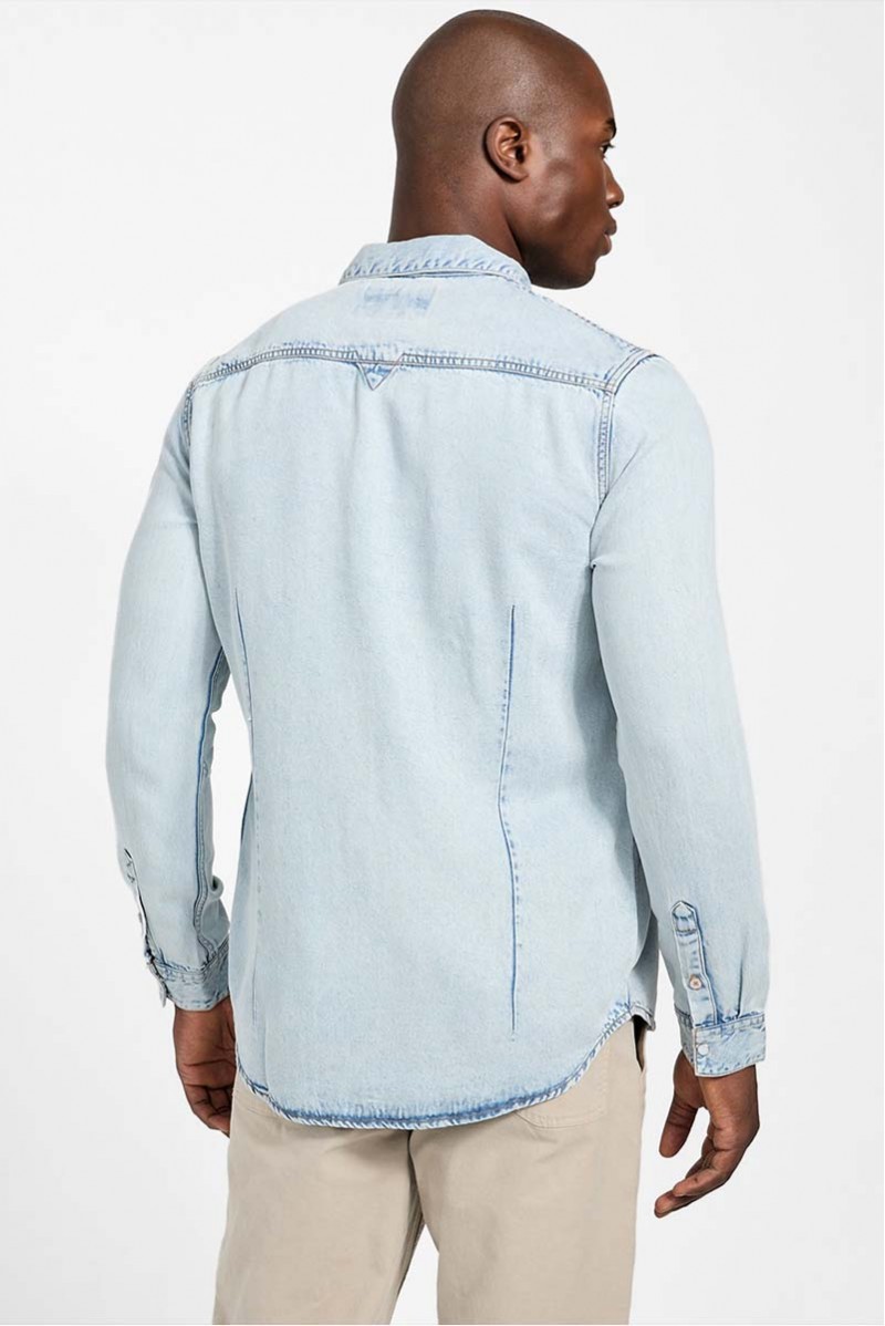 GUESS CAMICIA JEANS ML JEANSERIA