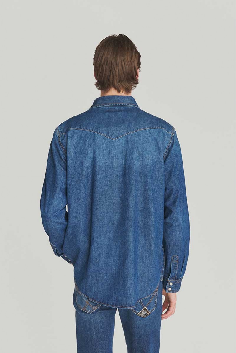 ROY ROGERS CAMICIA JEANS ML JEANSERIA