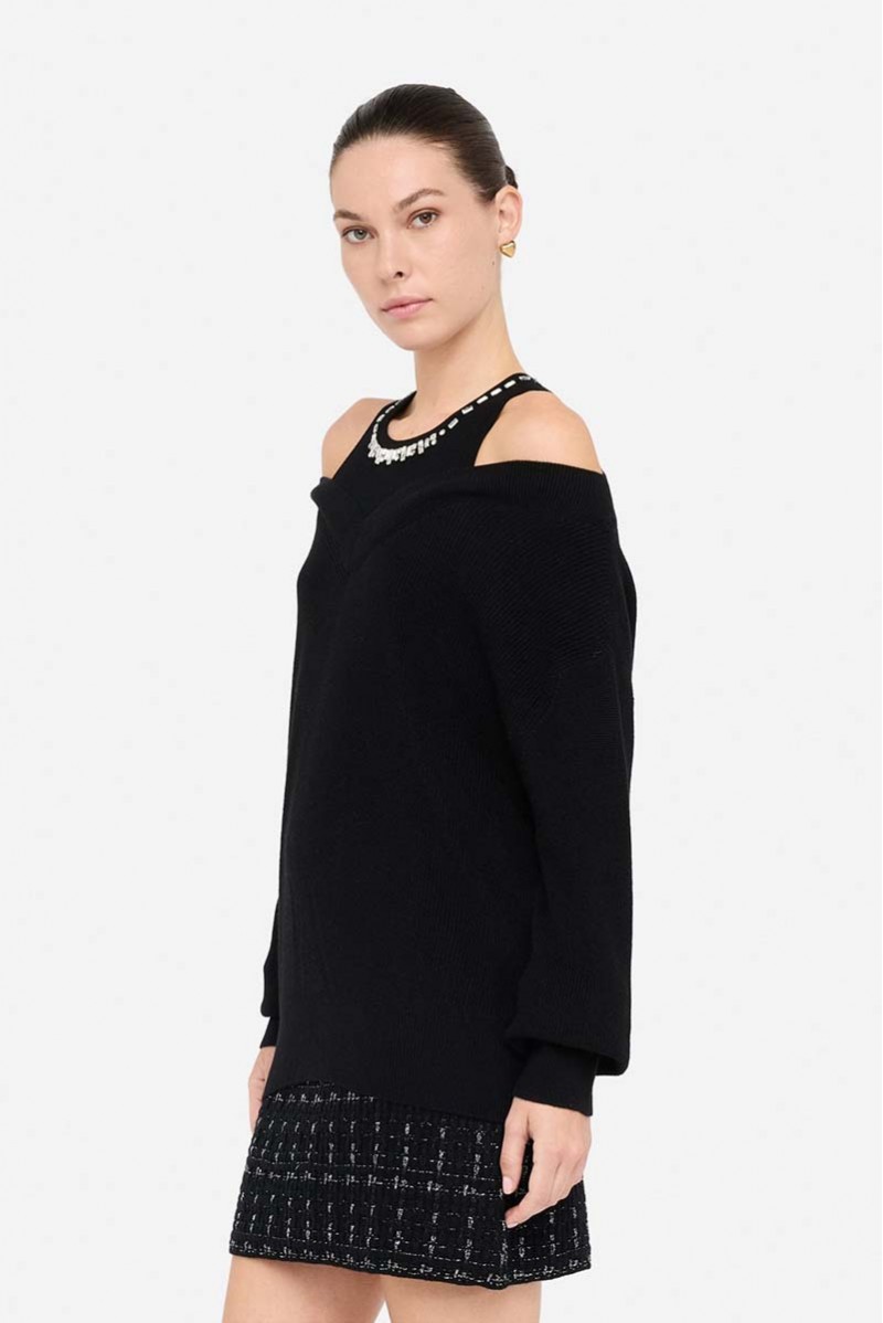 LIU JO MAGLIA GIROCOLLO JEANSERIA