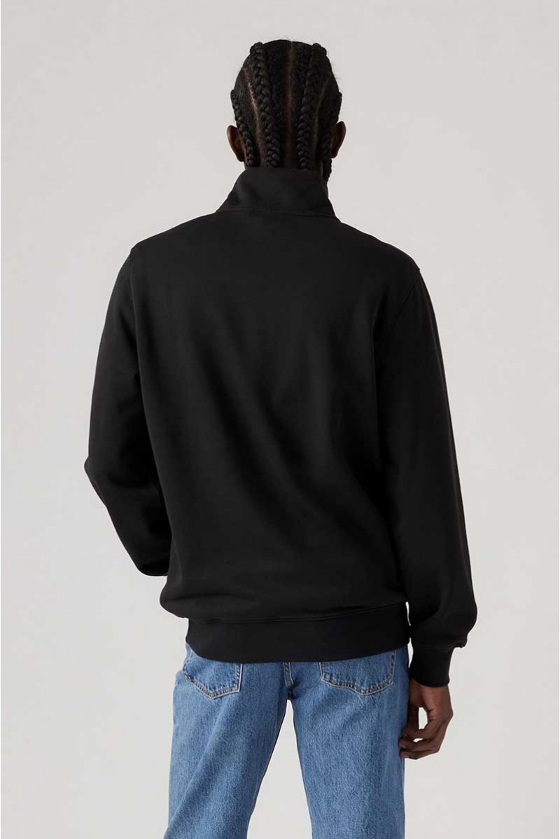 LEVIS FELPA MEZZA ZIP JEANSERIA