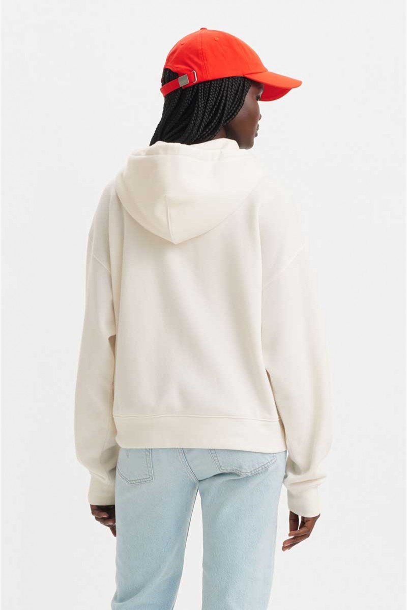 LEVIS FELPA ZIP CAPPUCCIO JEANSERIA