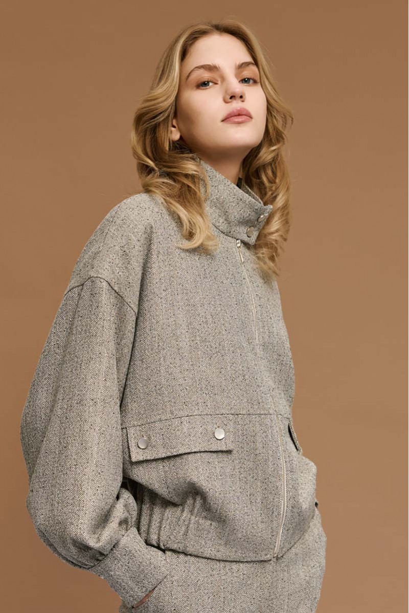 ACCESS FASHION GIACCA TUTTA ZIP CASUAL