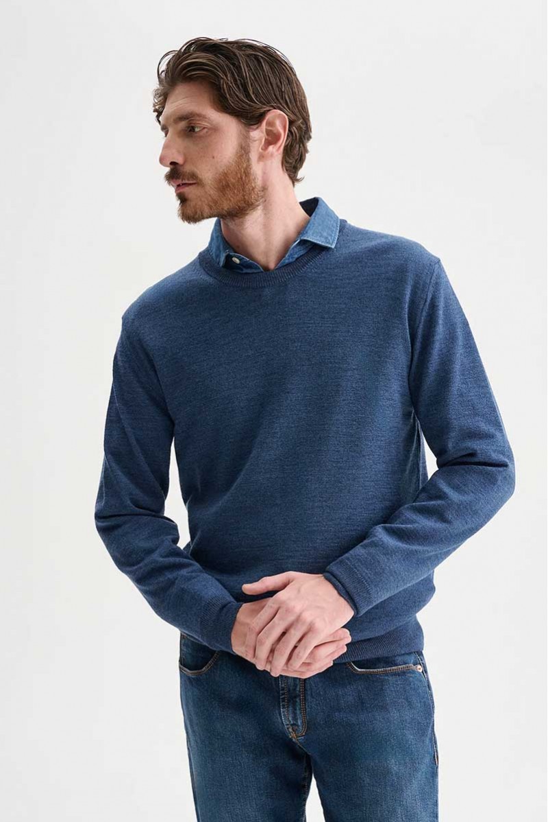 QB24 MAGLIA GIROCOLLO CASUAL